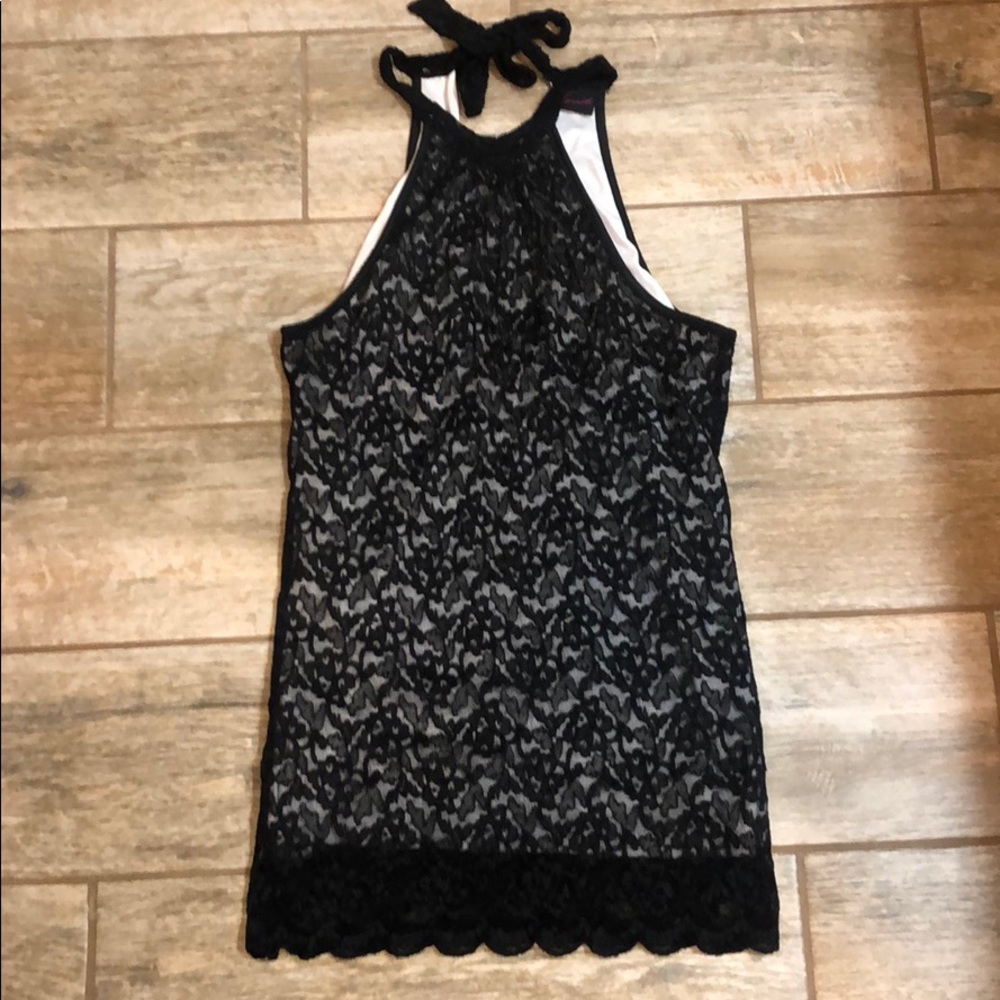TORRID BLACK LACE TOP